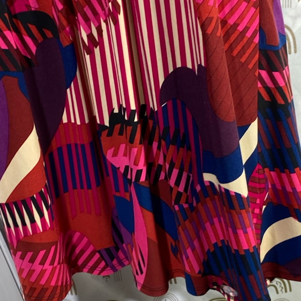 Jodi Kristopher Multicolor Patterned Dress - Picture 10 of 10